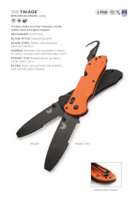 NAVALLES TRIAGE Benchmade