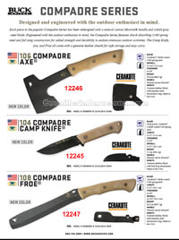 AXES|KNIVES|MACHETES COMPADRE Buck