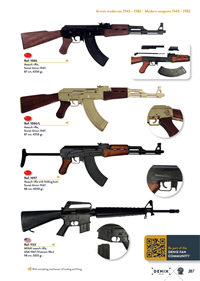 ARMES MODERNES - AK47 - M16A1 Denix