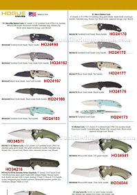 TACTICAL KNIVES X1 - X5 - EX 02 Hogue