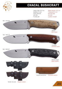 COUTEAUX CHACAL BUSHCRAFT JV CDA
