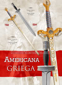 AMERICAN AND GREEK SWORDS Marto