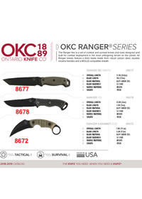 OKC RANGER SERIES TACTICAL KNIVES Ontario