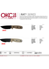 RAT SERIES TACTICAL KNIVES Ontario