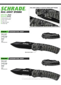 DUAL ASSIST OPENING FOLDING KNIVES Schrade