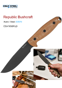 CUCHILLO REPUBLIC BUSHCRAFT ColdSteel