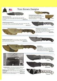 TACTICAL KNIVES TOM BROWN TOPS
