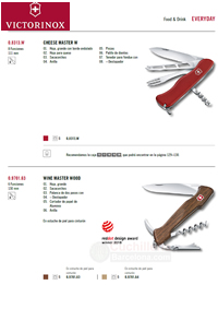 CHEESE WINE MULTIPURPOSE POCKETKNIVES Victorinox